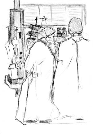 Croquis aux soins intensifs