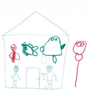 Illustration de Léo*, 4 ans, avec Louise Piron, psychomotricienne au sein de l’Unité mobile petite enfance.