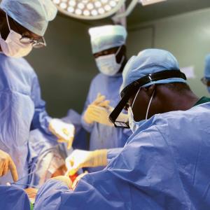 Photo d'une opération au Burkina Faso