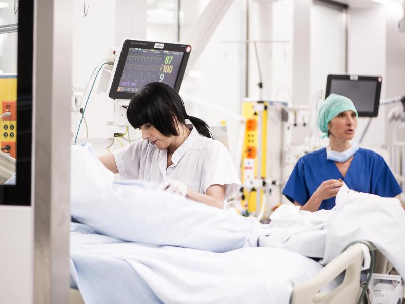 Salle de réveil à Genève aux HUG Salle de réveil à Genève aux HUG